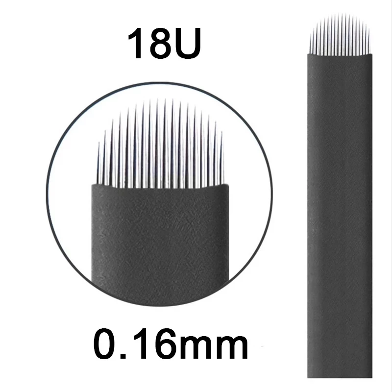Laminas Tebori Nano 0,16 мм 18 u-образная нано-микроблейдинг игла лезвие для татуажа иглы для перманентного макияжа бровей ручка Agulhas
Laminas Tebori Nano 0,16 мм 18 u-образная нано-микроблейдинг игла лезвие для татуажа иглы для перманентного макияжа бровей ручка Agulhas