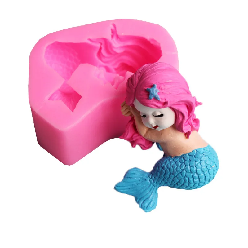3D Sleeping Mermaid Silicone Mold Fondant Decoration Diy Baking Tools For Handmade Soap Cake Topper Angel Craft Art Candle Mould
3D Sleeping Mermaid Silicone Mold Fondant Decoration Diy Baking Tools For Handmade Soap Cake Topper Angel Craft Art Candle Mould