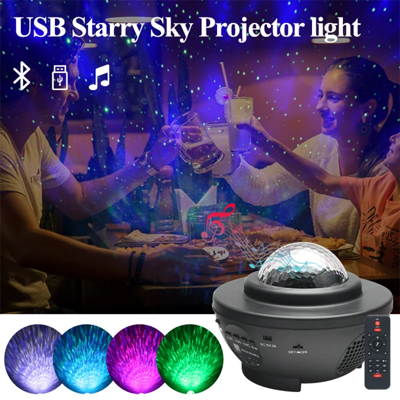 LED Star Galaxy Projector Ocean Wave Night Light Room Decor Rotate Starry Sky Porjectors Luminaria Decoration Bedroom Lamp Gifts
LED Star Galaxy Projector Ocean Wave Night Light Room Decor Rotate Starry Sky Porjectors Luminaria Decoration Bedroom Lamp Gifts