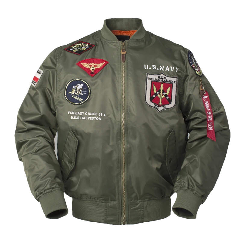Spring Autumn Military Jacket Men Vintage Top Gun Streetwear Hip Hop Military Coat Punk Air Force Pilot Bomber Jacket Men Couple
Spring Autumn Military Jacket Men Vintage Top Gun Streetwear Hip Hop Military Coat Punk Air Force Pilot Bomber Jacket Men Couple