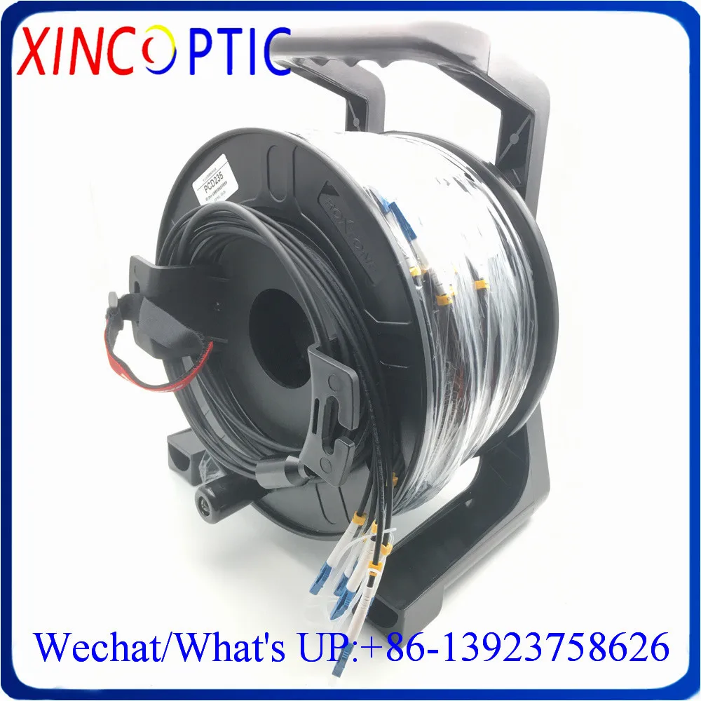 8F,MM,OM3-300,50/125,4.8mm,8Cores LC/SC/FC/STUPC LSZH/TPU Armored Fiber Optic Patch Cord Black Cable,100M With PCD235 Drum/Roll
8F,MM,OM3-300,50/125,4.8mm,8Cores LC/SC/FC/STUPC LSZH/TPU Armored Fiber Optic Patch Cord Black Cable,100M With PCD235 Drum/Roll