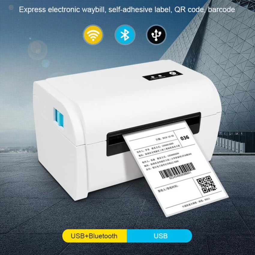 Принтер для этикеток, высокоскоростной термопринтер коммерческого класса, USB + Bluetooth совместимый принтер штрих-кодов, маркерная машина для этикеток
Принтер для этикеток, высокоскоростной термопринтер коммерческого класса, USB + Bluetooth совместимый принтер штрих-кодов, маркерная машина для этикеток