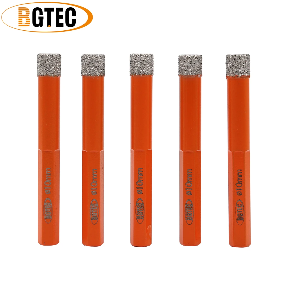 BGTEC 5pcs Hex shank 10mm Vaccum Brazed Dry drilling drill bits diamond drill core bits for ceramie tile granite
BGTEC 5pcs Hex shank 10mm Vaccum Brazed Dry drilling drill bits diamond drill core bits for ceramie tile granite