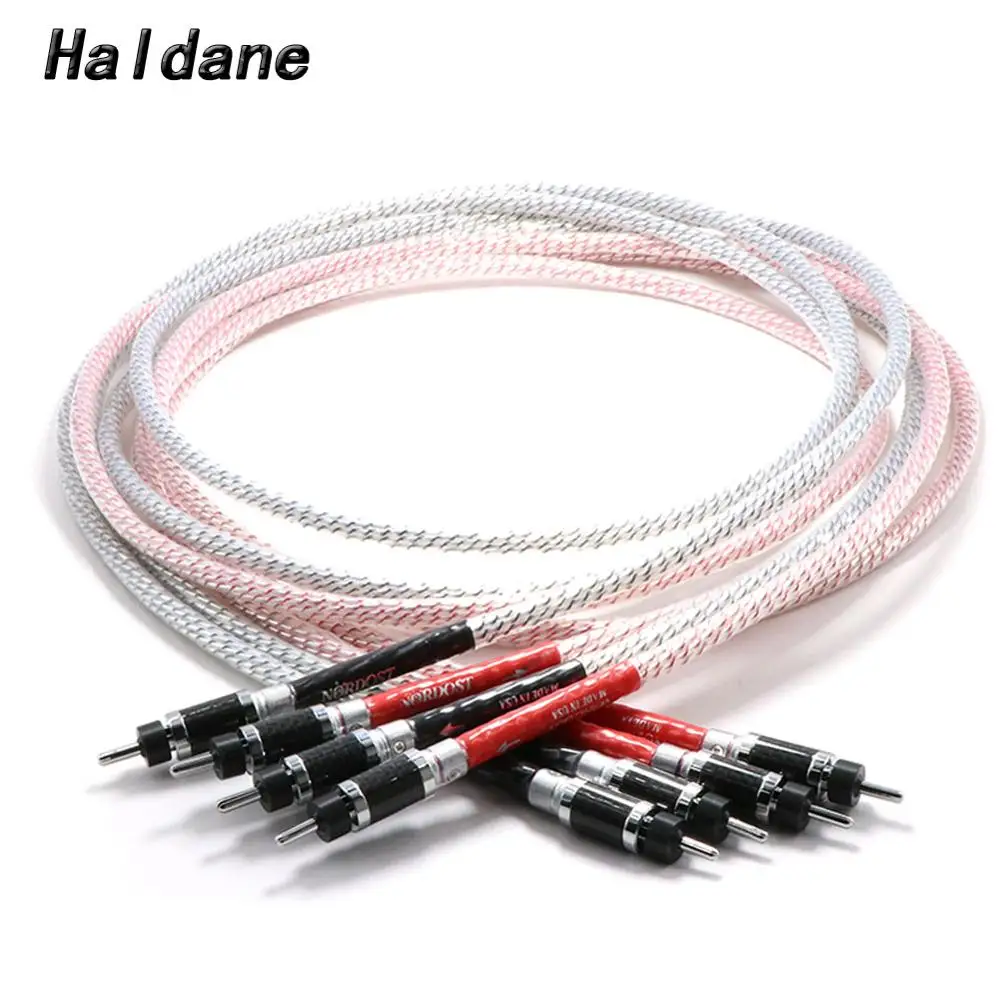 Haldane HIFI one pair 2 to 2 Speaker Cable 7N Nordost Valhalla Carbon Fiber Banana Plug Player Speaker Audiophile Cable
Haldane HIFI one pair 2 to 2 Speaker Cable 7N Nordost Valhalla Carbon Fiber Banana Plug Player Speaker Audiophile Cable