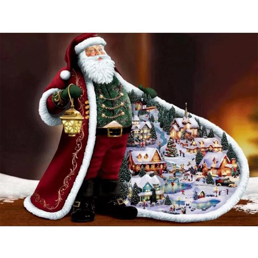 Diamond Painting Santa Claus Paintings With Rhinestones Diamond Embroidery Square Full Rhinestones Mosaic Christmas Decor Gift
Diamond Painting Santa Claus Paintings With Rhinestones Diamond Embroidery Square Full Rhinestones Mosaic Christmas Decor Gift