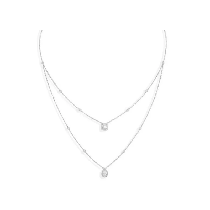 HIBRIDE Trendy Dainty Initial Necklace for Women Cubic Double Sliding Pendants Fashion Design Party Accessories bijoux femme P69
HIBRIDE Trendy Dainty Initial Necklace for Women Cubic Double Sliding Pendants Fashion Design Party Accessories bijoux femme P69