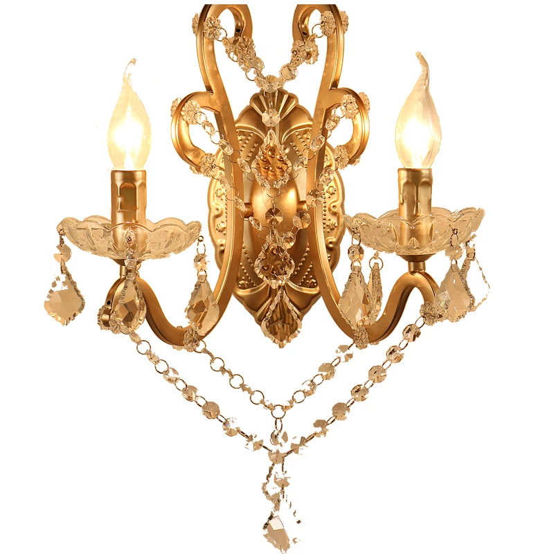 Nordic Vintage Luxury Crystal Wall Lamp Simple Golden Color E14 Living Room Bedroom Bedside Lamp Decor Home Wall Sconce Lights
Nordic Vintage Luxury Crystal Wall Lamp Simple Golden Color E14 Living Room Bedroom Bedside Lamp Decor Home Wall Sconce Lights