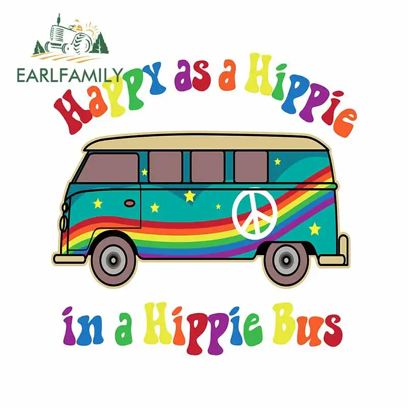 EARLFAMILY 13cm x 12.8cm For Happy Hippie Bus Car Stickers Car Accessories Decal Vinyl Material Windows Suitable for SUV JDM ATV
EARLFAMILY 13cm x 12.8cm For Happy Hippie Bus Car Stickers Car Accessories Decal Vinyl Material Windows Suitable for SUV JDM ATV
