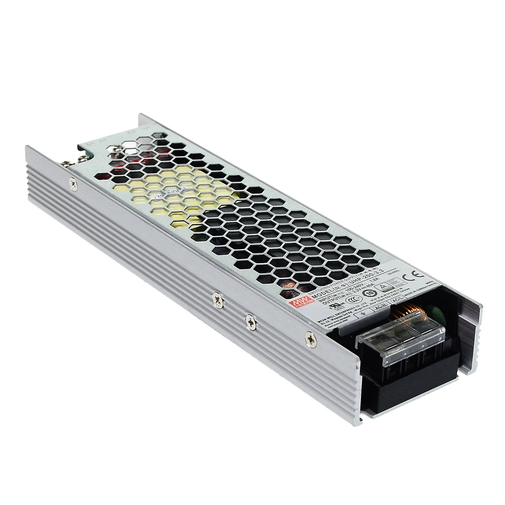 Original Mean Well UHP-200R-3.3 meanwell 3.3V/40A Fanless design 132W Slim Type with PFC Switching Power Supply
Original Mean Well UHP-200R-3.3 meanwell 3.3V/40A Fanless design 132W Slim Type with PFC Switching Power Supply