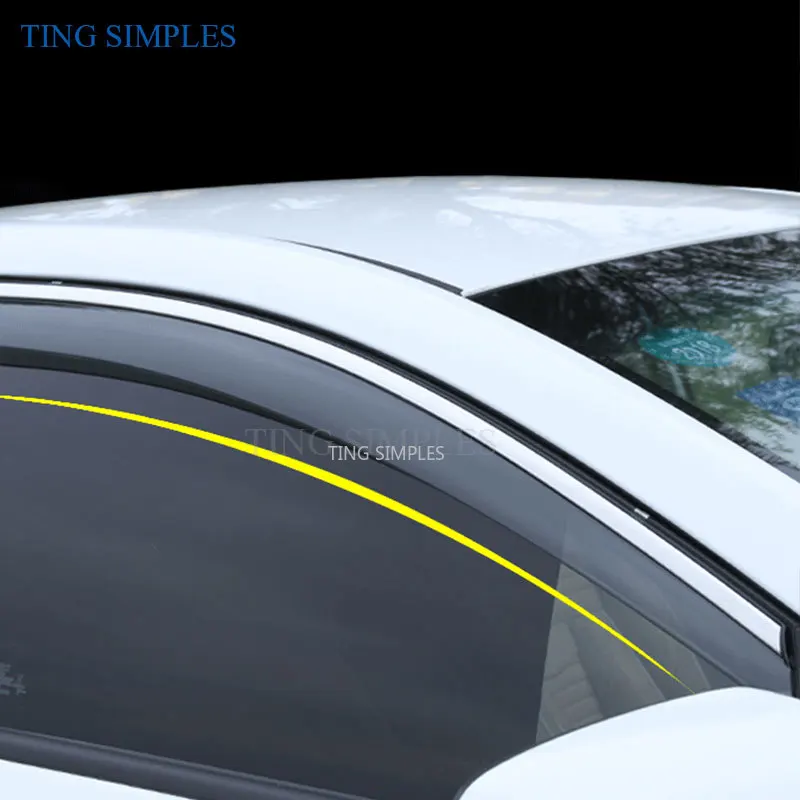 ABS chrome Window shield cover window air vent visor sun shade awnings shelters guard for Skoda Karoq 2017 2018 2019 accessories 
ABS chrome Window shield cover window air vent visor sun shade awnings shelters guard for Skoda Karoq 2017 2018 2019 accessories