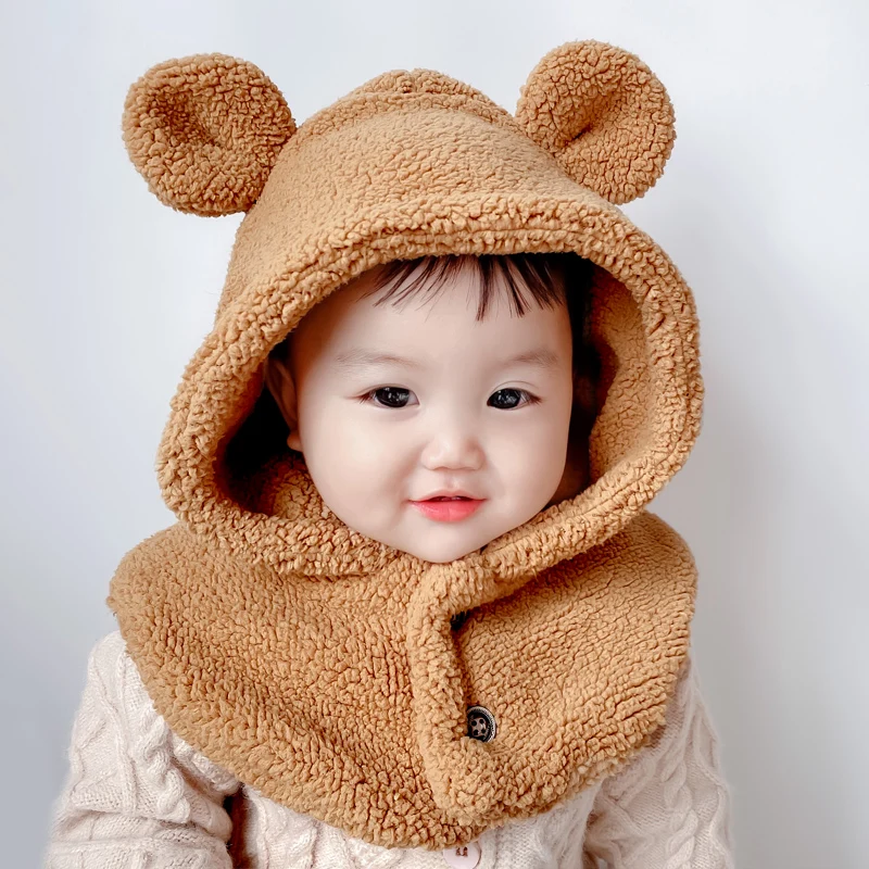 Children's Ear Protection Caps Winter Thicken Warm Artificial Lambwool Hats Kids Boys Girls Shawl Scarf 5 Colors
Children's Ear Protection Caps Winter Thicken Warm Artificial Lambwool Hats Kids Boys Girls Shawl Scarf 5 Colors