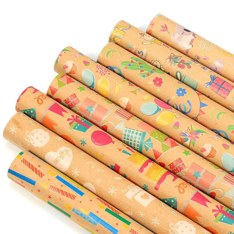 20PCS Kraft Paper Gift Wrapping Paper Birthday Cartoon Series Children's Gift Paper Thickening Papers
20PCS Kraft Paper Gift Wrapping Paper Birthday Cartoon Series Children's Gift Paper Thickening Papers