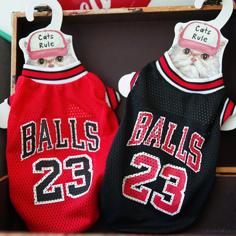 Spring Summer Pet Dog Vest T Shirt Ventilation Mesh And Sweat Absorption Dog Clothes No. 23 Athlete's Sport Shirt Puppy Clothing
Spring Summer Pet Dog Vest T Shirt Ventilation Mesh And Sweat Absorption Dog Clothes No. 23 Athlete's Sport Shirt Puppy Clothing