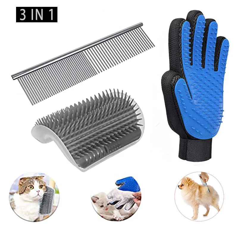 3 in 1 Pet Bath Grooming Set Corner Brush Comb Glove Hair Remover Brush for Pet Massage Deshedding Cleaning Pet Supplies
3 in 1 Pet Bath Grooming Set Corner Brush Comb Glove Hair Remover Brush for Pet Massage Deshedding Cleaning Pet Supplies