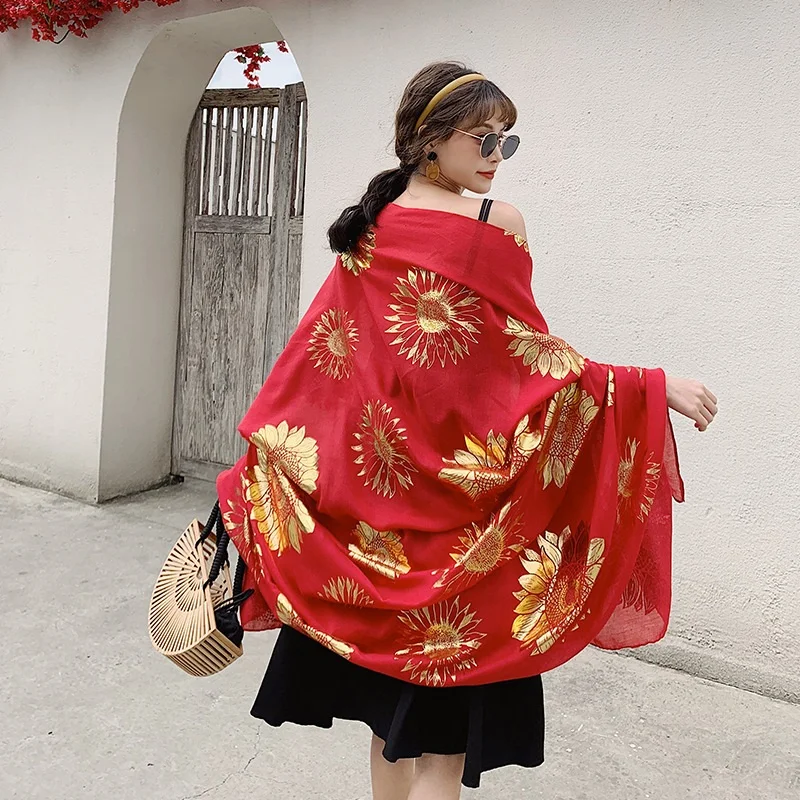NEW Foil Print Red Flower Oversized 130x180cm Pareo 2021 Cover-Ups Square Scarf Swimsuit Bikini Sun protection Beach Sarong Mats
NEW Foil Print Red Flower Oversized 130x180cm Pareo 2021 Cover-Ups Square Scarf Swimsuit Bikini Sun protection Beach Sarong Mats