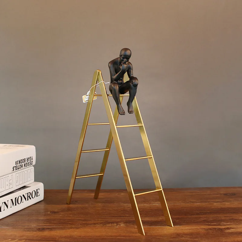 Лестница из нержавеющей стали, смола, медитатор, скандинавская статуя, украшение для шкафа, скульптура, мебель для дома, подарок p0441
Лестница из нержавеющей стали, смола, медитатор, скандинавская статуя, украшение для шкафа, скульптура, мебель для дома, подарок p0441