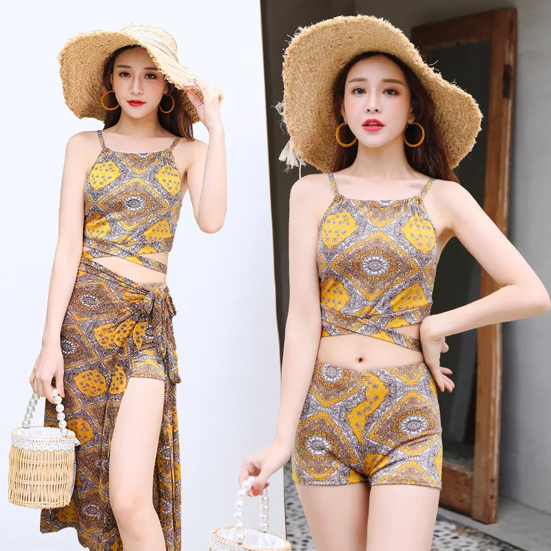 New Hot Sexy Fashion Bra Bathing Suit Girls Female Lady Print Bikini Set+Beach Cover Up 3 Piece Swimsuit Bandage Summer Swimwear
New Hot Sexy Fashion Bra Bathing Suit Girls Female Lady Print Bikini Set+Beach Cover Up 3 Piece Swimsuit Bandage Summer Swimwear