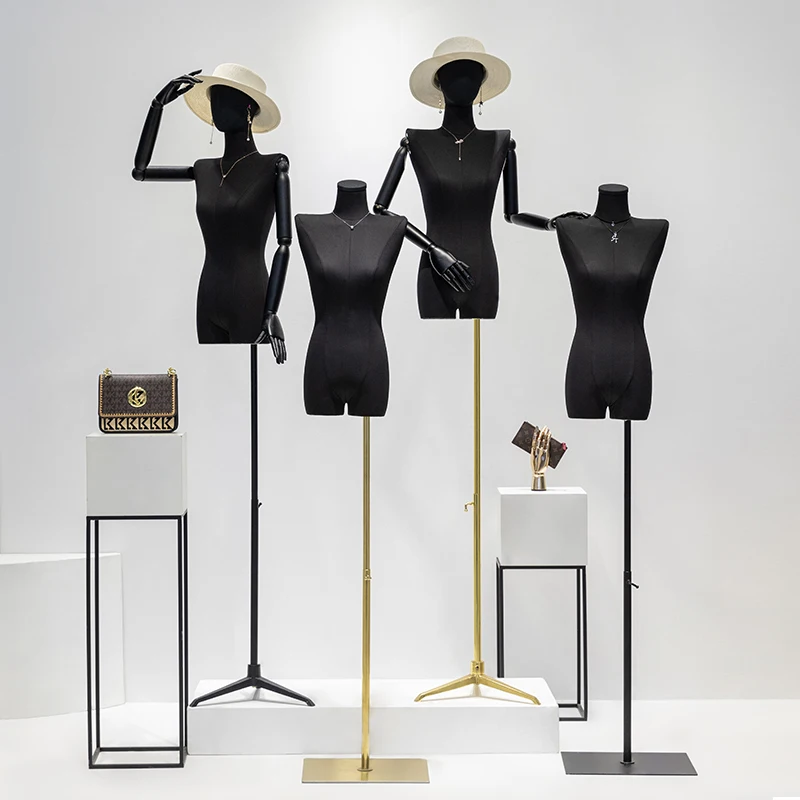 Flat Shoulder Black Cool Mannequin Female Half Body Black Model Doll Display Shelf Whole
Flat Shoulder Black Cool Mannequin Female Half Body Black Model Doll Display Shelf Whole