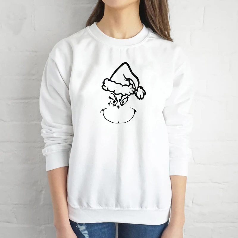 Funny Face Christmas Santa Art Fashion Graphic Cotton Women Sweatshirt Festival Kawaii female Pullovers Full Long Sleeve Shirt
Funny Face Christmas Santa Art Fashion Graphic Cotton Women Sweatshirt Festival Kawaii female Pullovers Full Long Sleeve Shirt