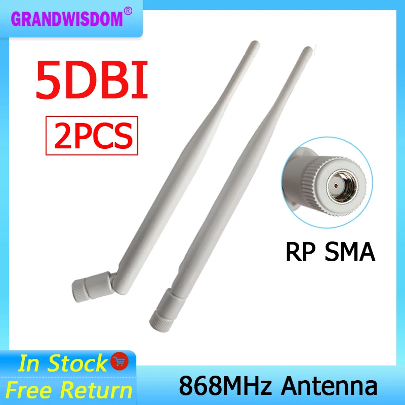 GRANDWISDOM 2 шт. 868 МГц антенна 5dbi sma мама 915 МГц lora антенна pbx iot модуль lorawan сигнальный приемник антенна
GRANDWISDOM 2 шт. 868 МГц антенна 5dbi sma мама 915 МГц lora антенна pbx iot модуль lorawan сигнальный приемник антенна