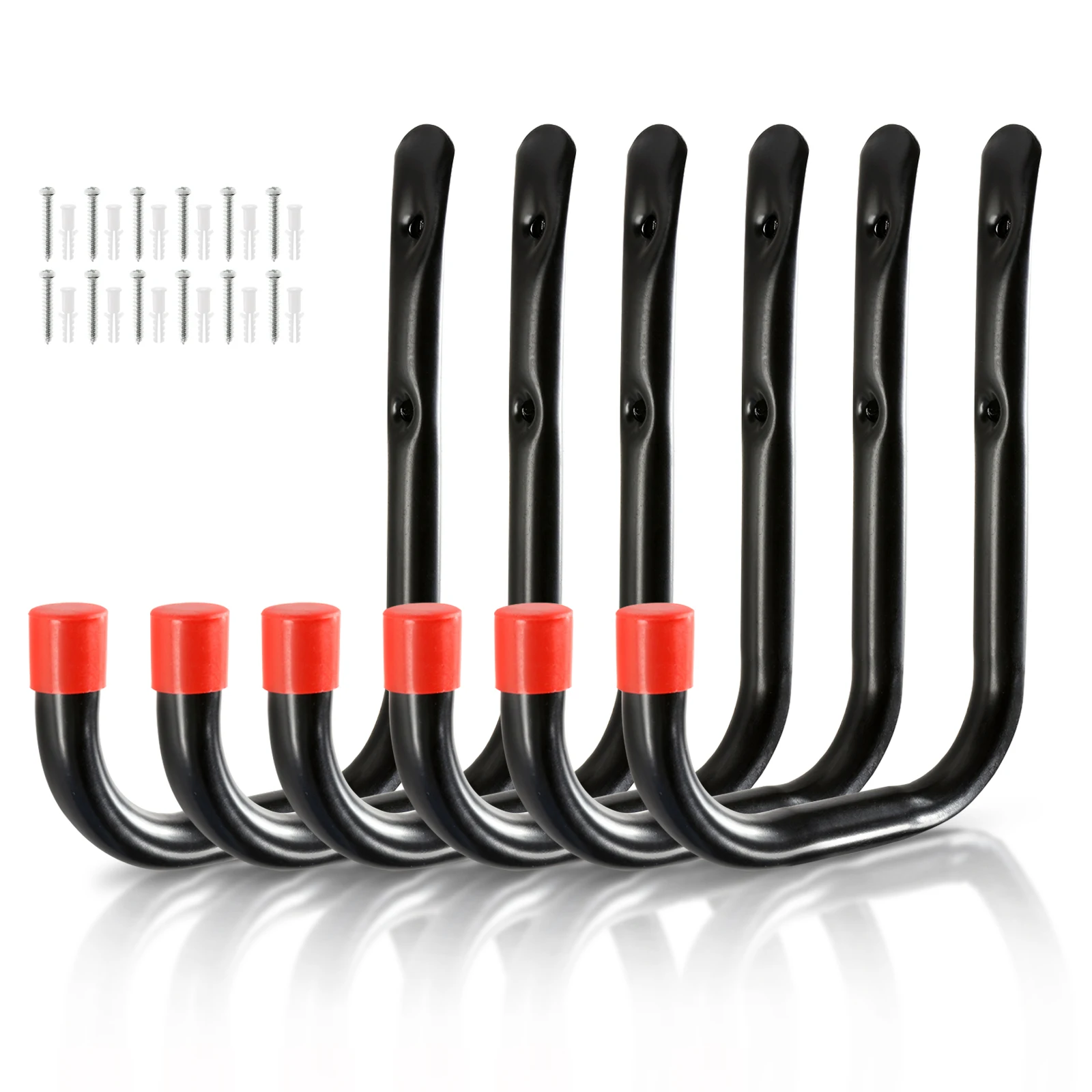 6pcsHeavy Duty Metal Hook Garage Organizer Wall Mount Bicycle Hanger Hooks Wall Mount Ladders Garden Tool Anti-slip Storage Hook
6pcsHeavy Duty Metal Hook Garage Organizer Wall Mount Bicycle Hanger Hooks Wall Mount Ladders Garden Tool Anti-slip Storage Hook