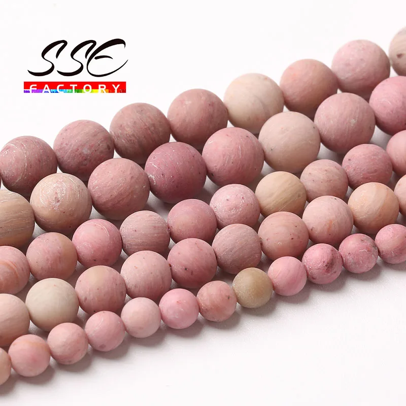 Matte Pink Rhodonite Stone Beads For Jewelry Making Round Loose Spacers Beads DIY Bracelets Accessories 4 6 8 10 12mm 15" Strand
Matte Pink Rhodonite Stone Beads For Jewelry Making Round Loose Spacers Beads DIY Bracelets Accessories 4 6 8 10 12mm 15" Strand