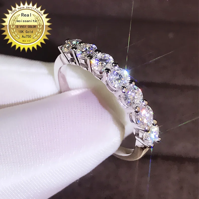 100% 18K Золотое кольцо 1.4ct D VVS муассанит обручальное кольцо и Свадебные украшения с сертификатом 010
100% 18K Золотое кольцо 1.4ct D VVS муассанит обручальное кольцо и Свадебные украшения с сертификатом 010