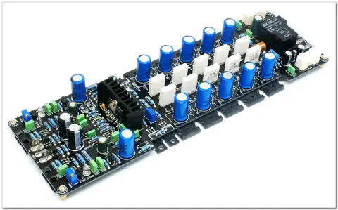 LME49810 400W 8Ω 2SA1943/2SC5200 2SA1930/2SC5171 UPC1237 Mono DC Servo Class AB Power Amplifier Board
