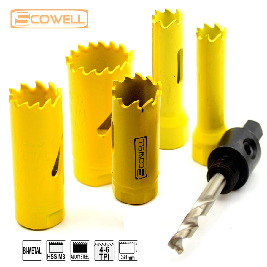 30% OFF 14mm-29mm HSS Bi-metal M3 hole saw cutter sets top quality 6PCS HSS Metal Working HoleSaw Cutting Blades Kits In Bulk
30% OFF 14mm-29mm HSS Bi-metal M3 hole saw cutter sets top quality 6PCS HSS Metal Working HoleSaw Cutting Blades Kits In Bulk