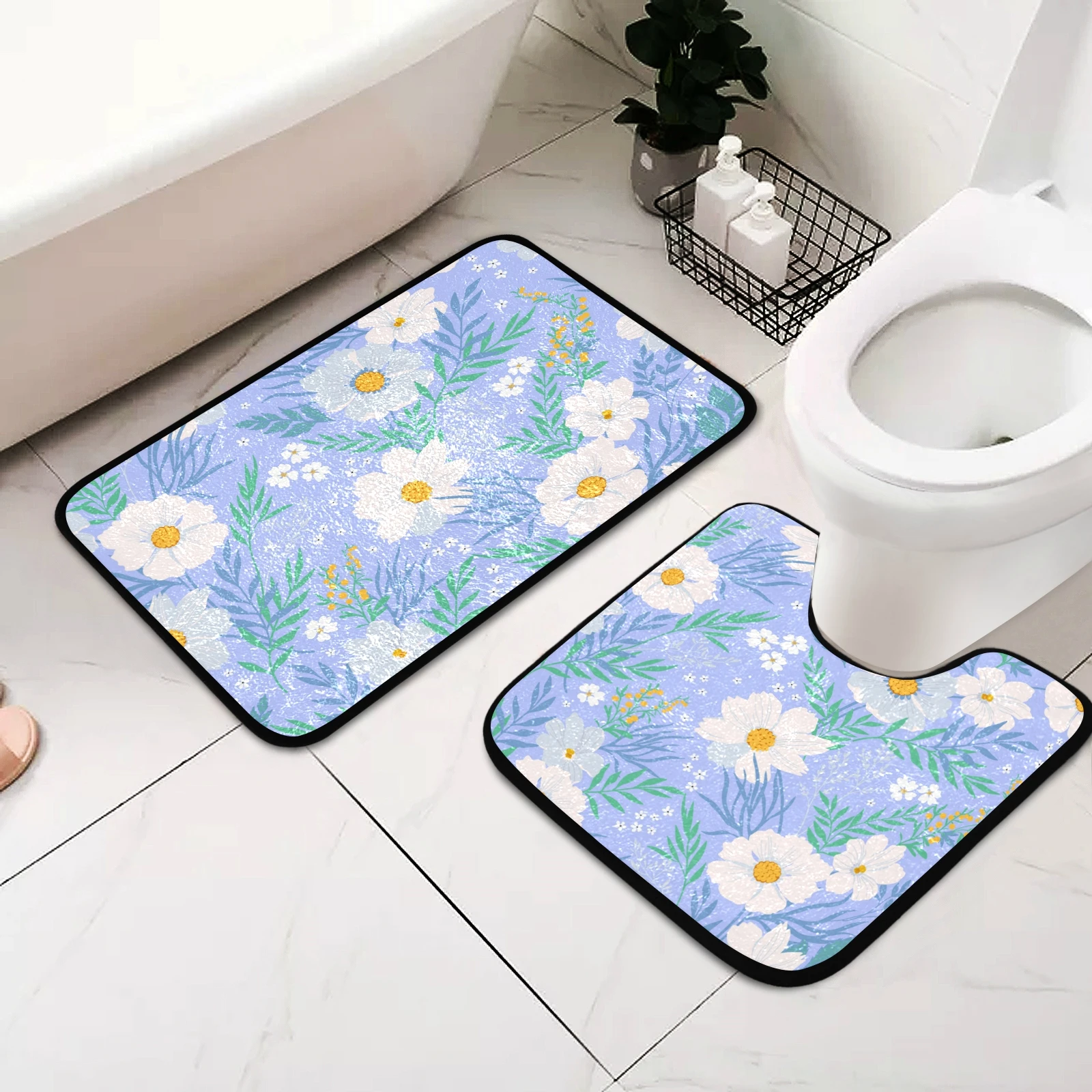 2021 NEW 2ps-set Narcissus Flowers Bathroom Mat Set Absorbent And Fit Toilet Bathtub Living Room Door Bathroom Foot Floor
2021 NEW 2ps-set Narcissus Flowers Bathroom Mat Set Absorbent And Fit Toilet Bathtub Living Room Door Bathroom Foot Floor