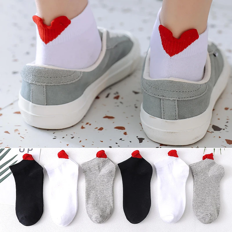 1 Pairs Women Socks Harajuku Female Cotton Ankle Socks White Heart Socks Cute Girls Students Comfortable Casual Short Socks
1 Pairs Women Socks Harajuku Female Cotton Ankle Socks White Heart Socks Cute Girls Students Comfortable Casual Short Socks