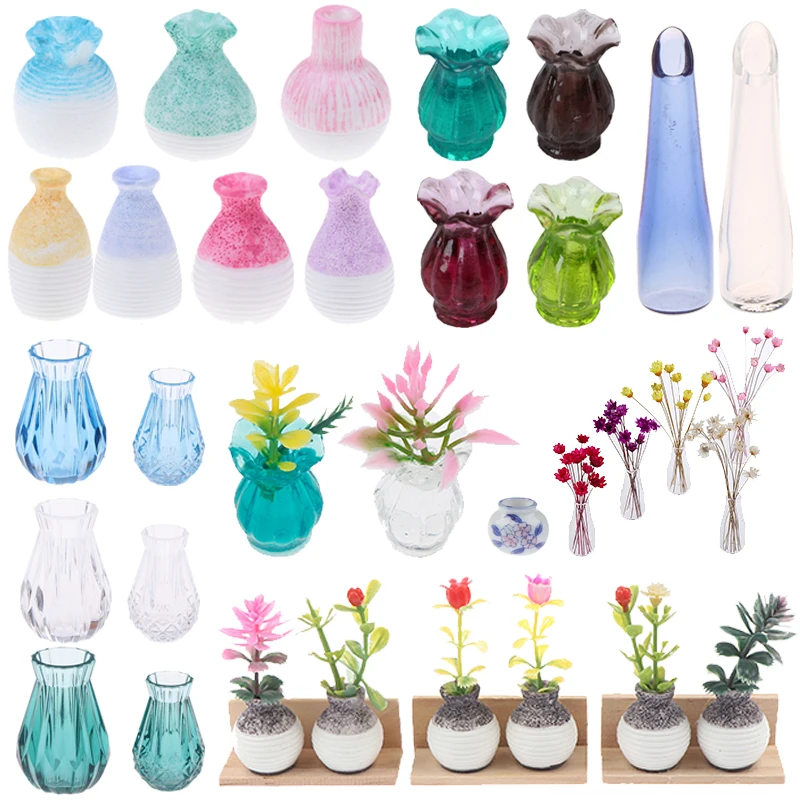 Миниатюрная ваза для кукольного домика, 1/5 шт., 1/12 цветов
Миниатюрная ваза для кукольного домика, 1/5 шт., 1/12 цветов