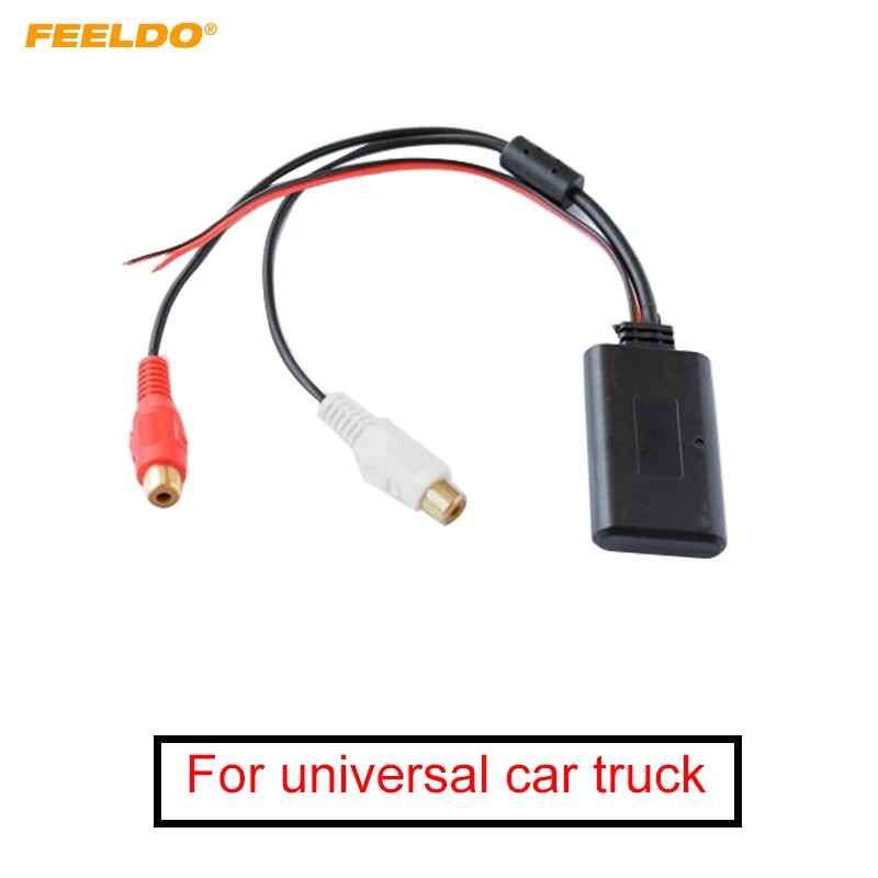 FEELDO Universal Car CD Wireless Bluetooth Module Audio AUX Adapter with 2-RCA Male AUX IN Music Input Wireless AUX Cable
FEELDO Universal Car CD Wireless Bluetooth Module Audio AUX Adapter with 2-RCA Male AUX IN Music Input Wireless AUX Cable