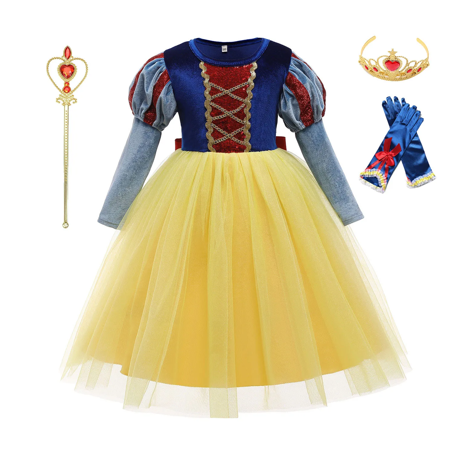 Kids Girl Dress Snow White Princess Fancy Dresses Girls Halloween Party Cosplay Costume Children Elegant Gorgeous Formal Dresses
Kids Girl Dress Snow White Princess Fancy Dresses Girls Halloween Party Cosplay Costume Children Elegant Gorgeous Formal Dresses