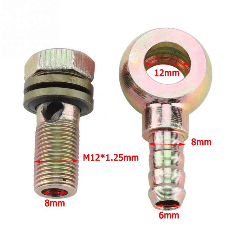 1 Set M12x1.25mm Motorcycle Refit Oil Cooler Fittings Plug M8 Ball Head Adapter For Refitting Engine Oil Cooler Outlet Inlet
1 Set M12x1.25mm Motorcycle Refit Oil Cooler Fittings Plug M8 Ball Head Adapter For Refitting Engine Oil Cooler Outlet Inlet