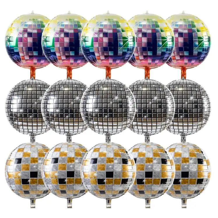 Disco Aluminum Foil Balloons Party Decoration Metallic Helium Ballon Dance Birthday Wedding Baby Shower 22 Inche 50pcs
Disco Aluminum Foil Balloons Party Decoration Metallic Helium Ballon Dance Birthday Wedding Baby Shower 22 Inche 50pcs