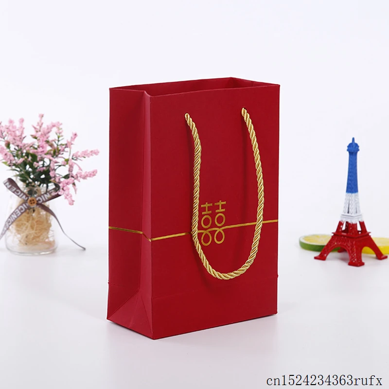 200 Pcs Red Paper Gift Bags Double Happiness Wedding Party Favors Bags with Handle Candy Sweets Packaging Bag
200 Pcs Red Paper Gift Bags Double Happiness Wedding Party Favors Bags with Handle Candy Sweets Packaging Bag