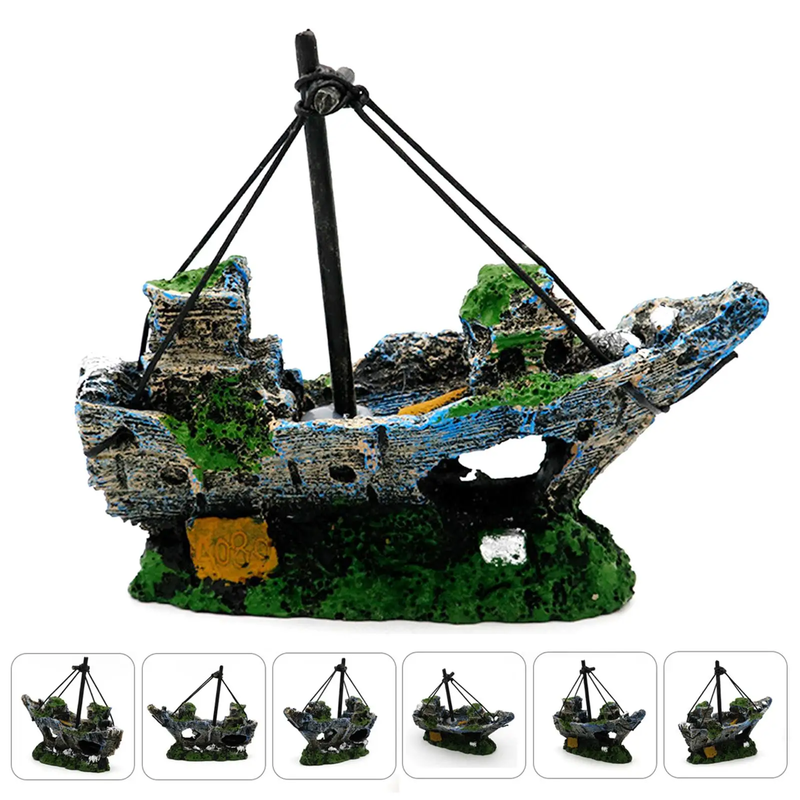 HOT SALES!!!New Arrival Resin Simulation Ship Model Fish Tank Aquarium Landscape Decoration Ornament
HOT SALES!!!New Arrival Resin Simulation Ship Model Fish Tank Aquarium Landscape Decoration Ornament