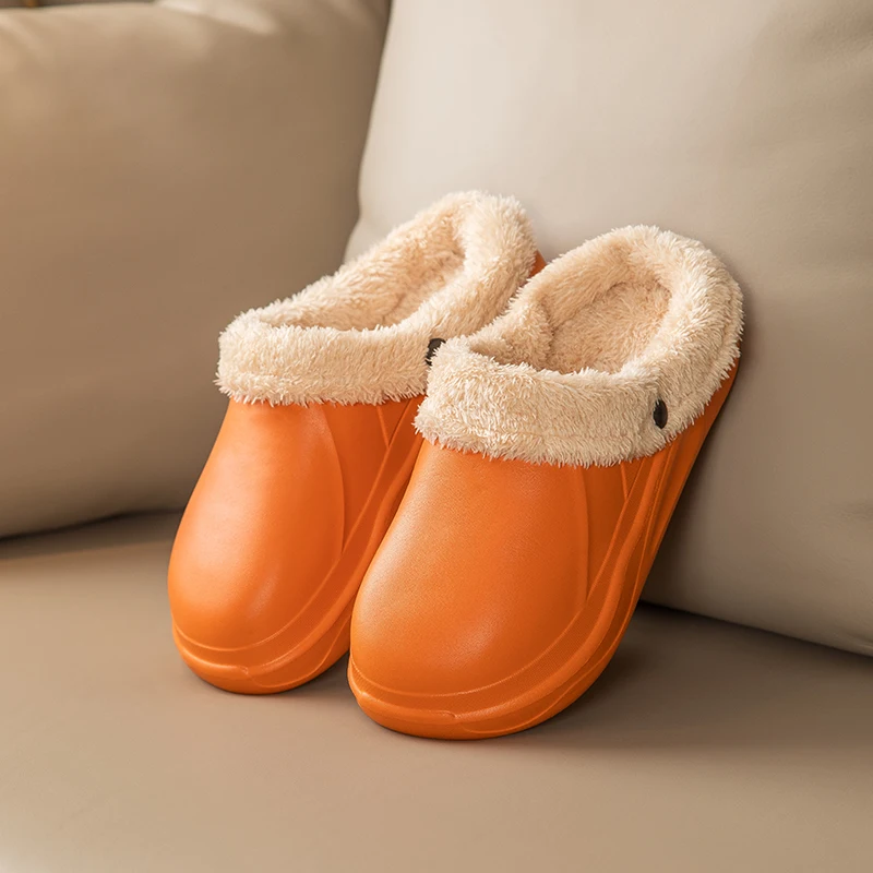 Winter Woman Man Plush Waterproof Warm Fur Slippers Lady Clogs Lovers Home Mules Indoor Floor Cotton Shoes for Female Size 35-44
Winter Woman Man Plush Waterproof Warm Fur Slippers Lady Clogs Lovers Home Mules Indoor Floor Cotton Shoes for Female Size 35-44