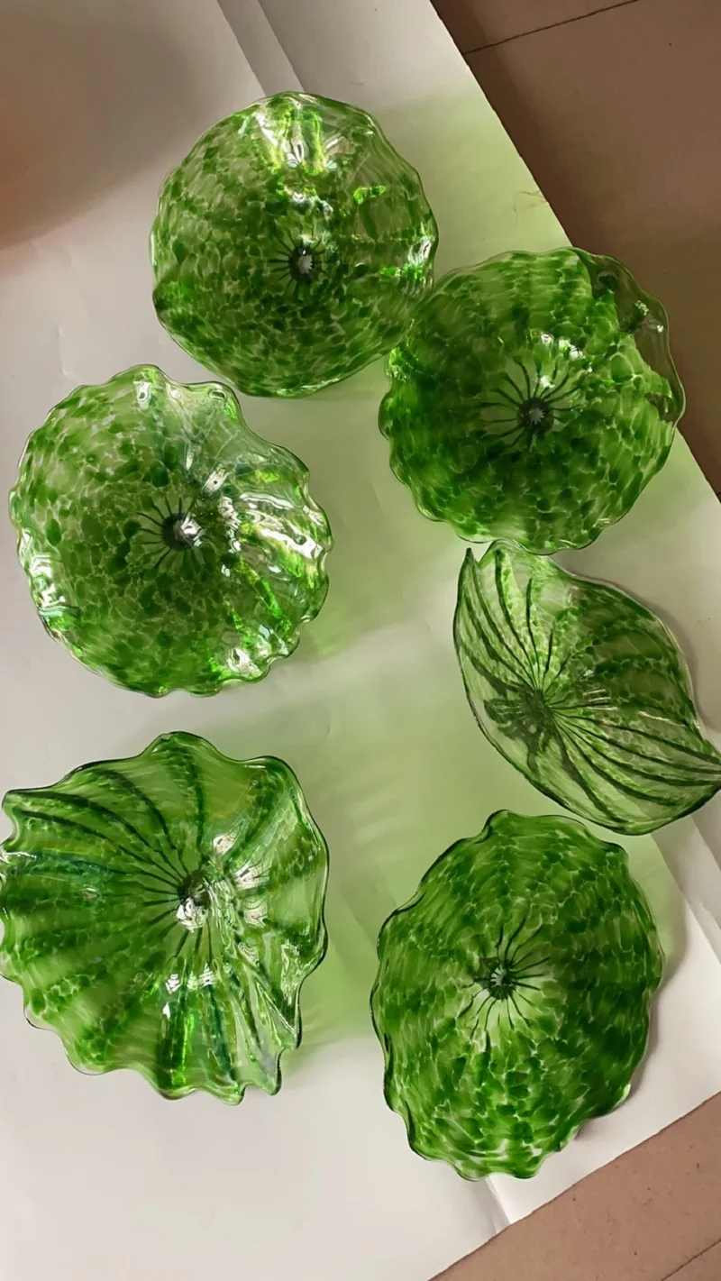 Multi Color Blown Glass Wall Lamps Blown Glass Art Wall Plates for Hotel Room Decoration
Multi Color Blown Glass Wall Lamps Blown Glass Art Wall Plates for Hotel Room Decoration