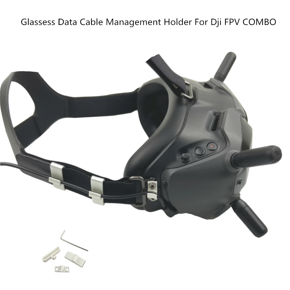 For DJI FPV COMBO Drone Flying Glasses Data Cable Management Holder Power Line fixed Bracket Harness Prevent Loose Accessories
For DJI FPV COMBO Drone Flying Glasses Data Cable Management Holder Power Line fixed Bracket Harness Prevent Loose Accessories