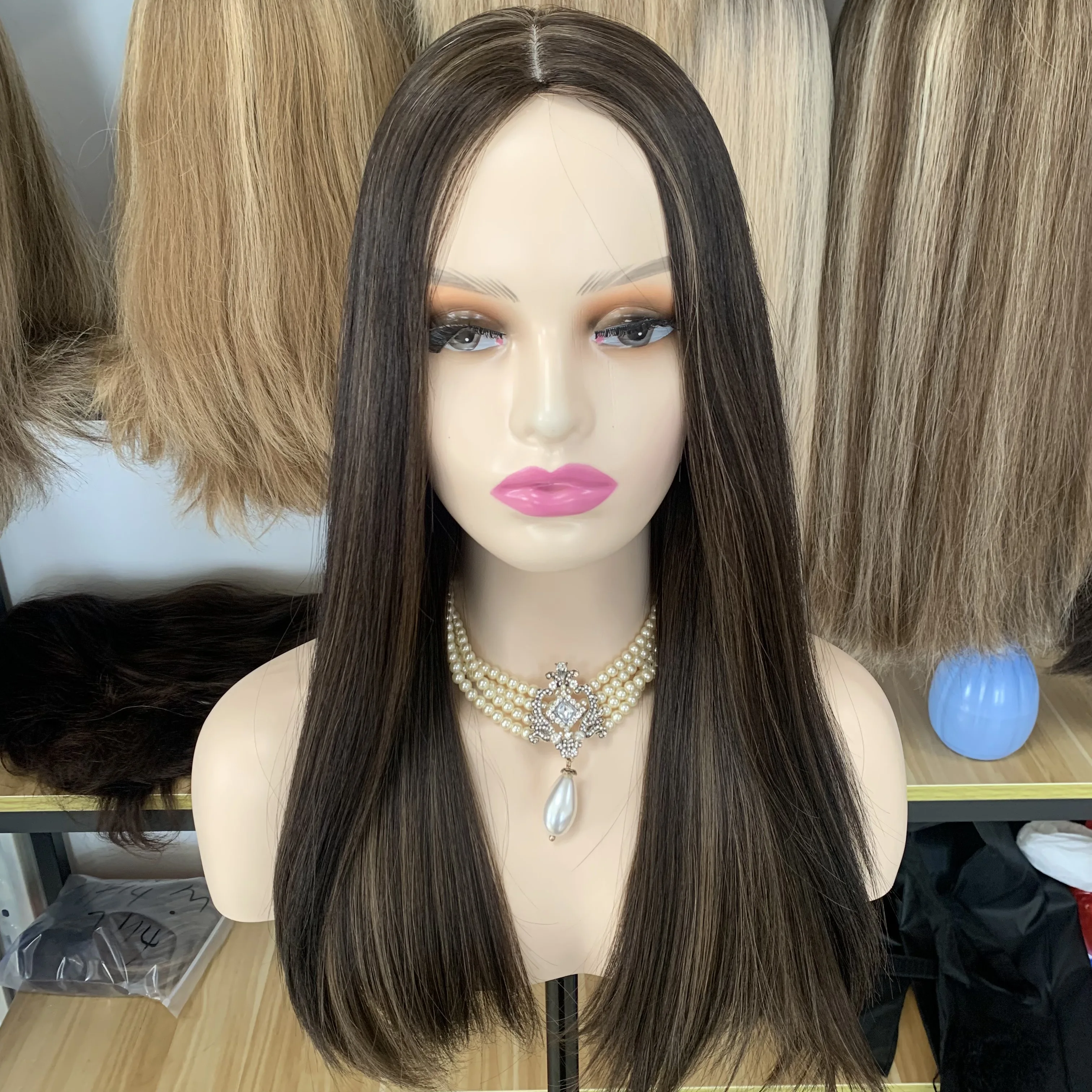 Yelin Top European Hair Fashion Color Silk Top Jewish Kosher Wig For White Women In Stock
Yelin Top European Hair Fashion Color Silk Top Jewish Kosher Wig For White Women In Stock