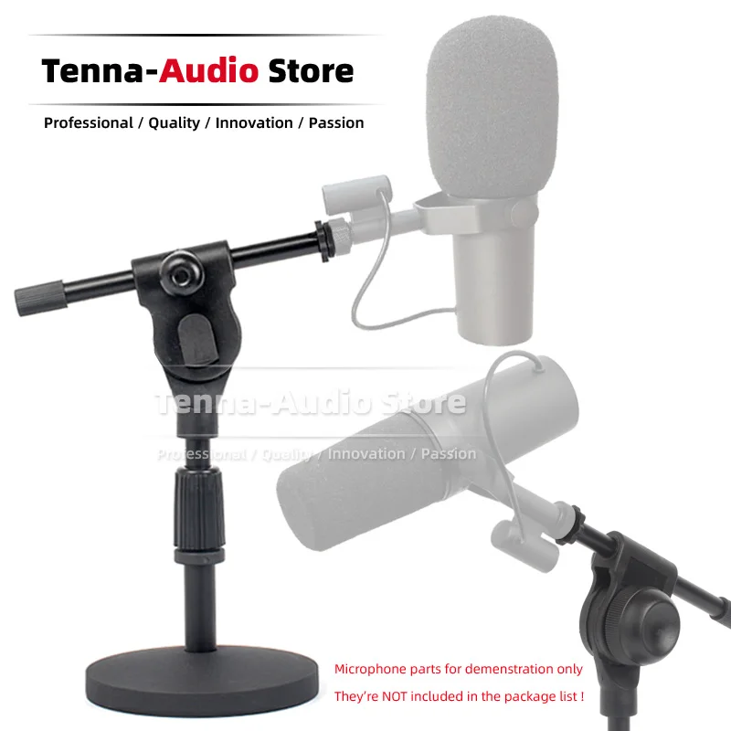 Adjustable Tabletop Microphone Stand For SHURE SM7B SM 7B SM7 7 B Mic Boom Mount Round Plate Desktop Rack Holder Desk Bracket
Adjustable Tabletop Microphone Stand For SHURE SM7B SM 7B SM7 7 B Mic Boom Mount Round Plate Desktop Rack Holder Desk Bracket