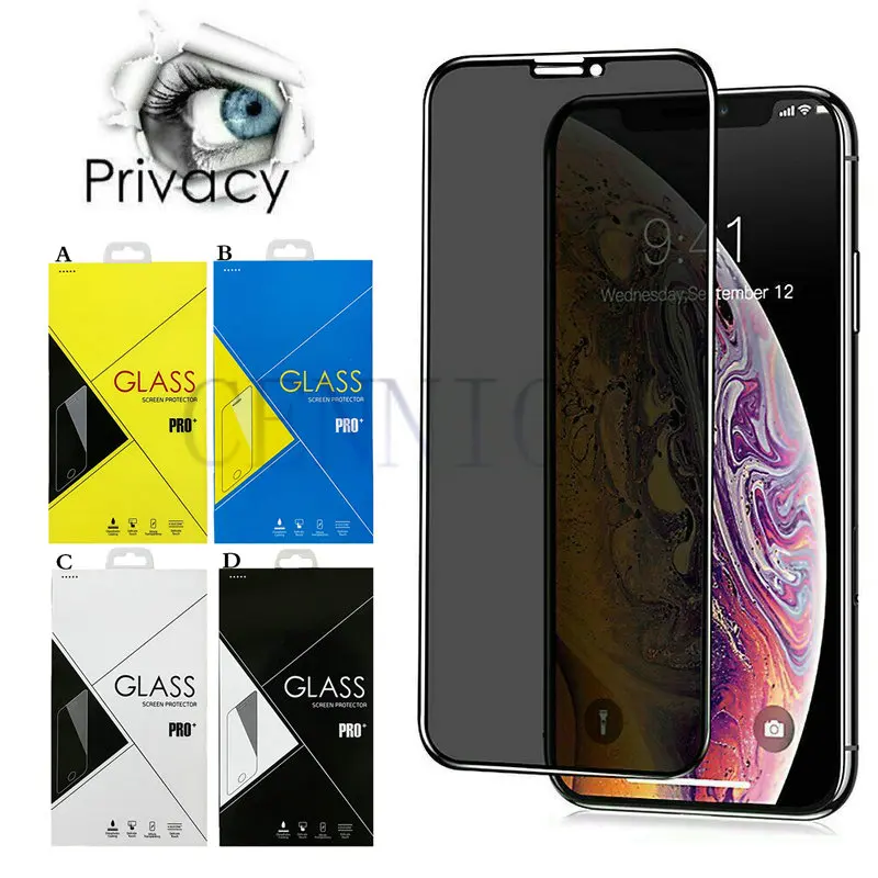 Anti Peek Privacy Tempered Glass Screen Protector For iPhone 13 12 Pro Max 11 XR XS X 8 7 Plus 100 pieces add Retail Packaging
Anti Peek Privacy Tempered Glass Screen Protector For iPhone 13 12 Pro Max 11 XR XS X 8 7 Plus 100 pieces add Retail Packaging