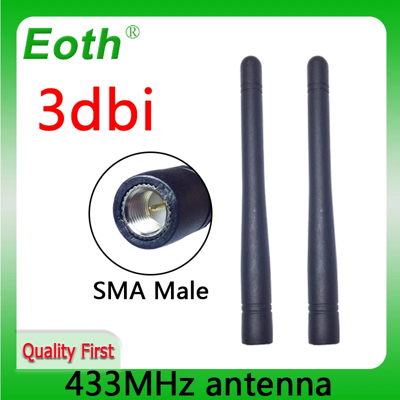 Антенна EOTH 433 МГц 3 дБи sma male lora antene pbx iot module lorawan, приемник сигнала, антенна с высоким коэффициентом усиления
Антенна EOTH 433 МГц 3 дБи sma male lora antene pbx iot module lorawan, приемник сигнала, антенна с высоким коэффициентом усиления
