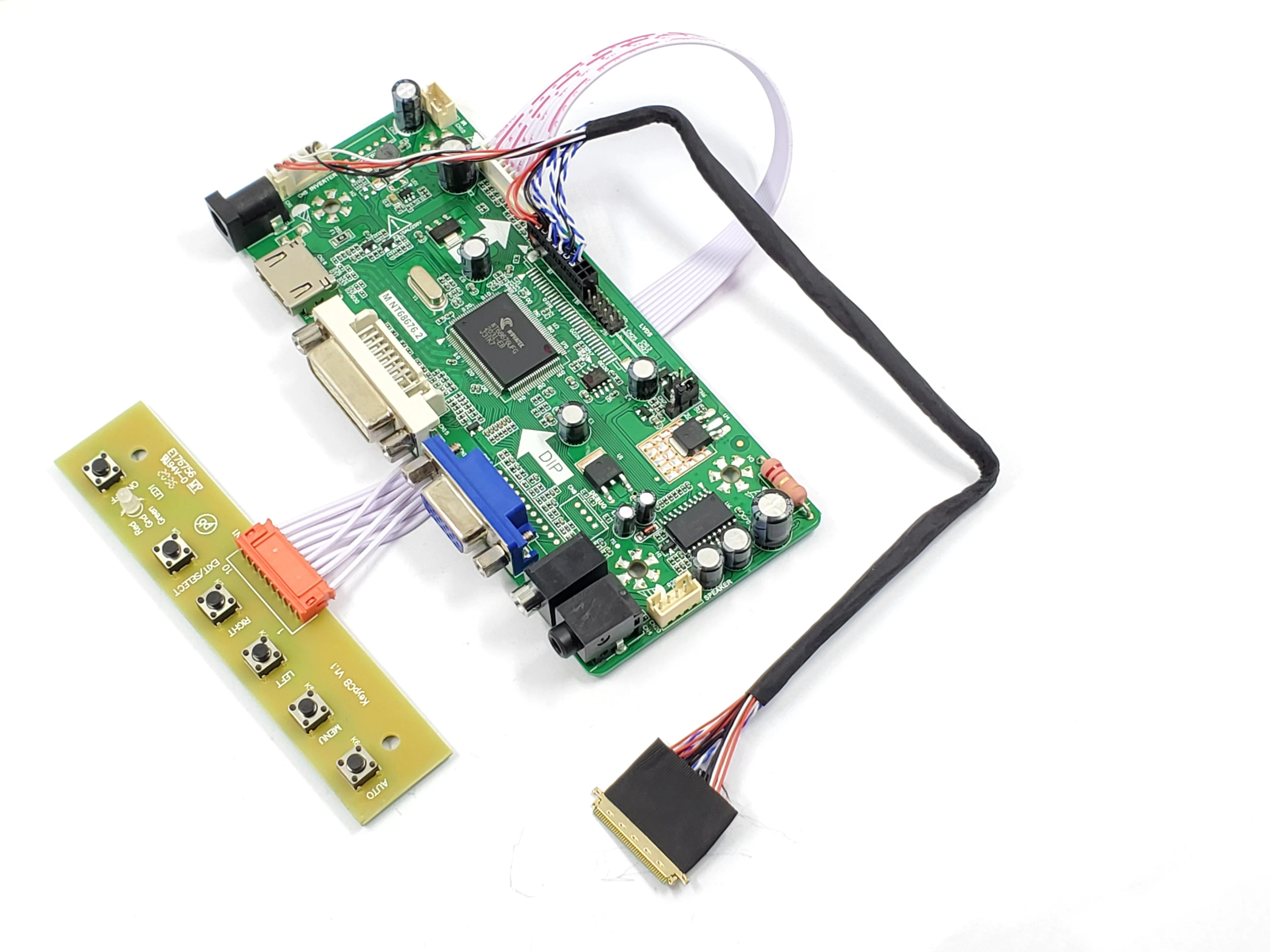 Плата контроллера ЖК-дисплей, совместимому с HDMI VGA, HDMI, DVI аудио ПК Драйвер DIY Kit 15,6 "Дисплей N156B6-L02 1366X768 1ch 6/8-bit 40 Pin Панель
Плата контроллера ЖК-дисплей, совместимому с HDMI VGA, HDMI, DVI аудио ПК Драйвер DIY Kit 15,6 "Дисплей N156B6-L02 1366X768 1ch 6/8-bit 40 Pin Панель