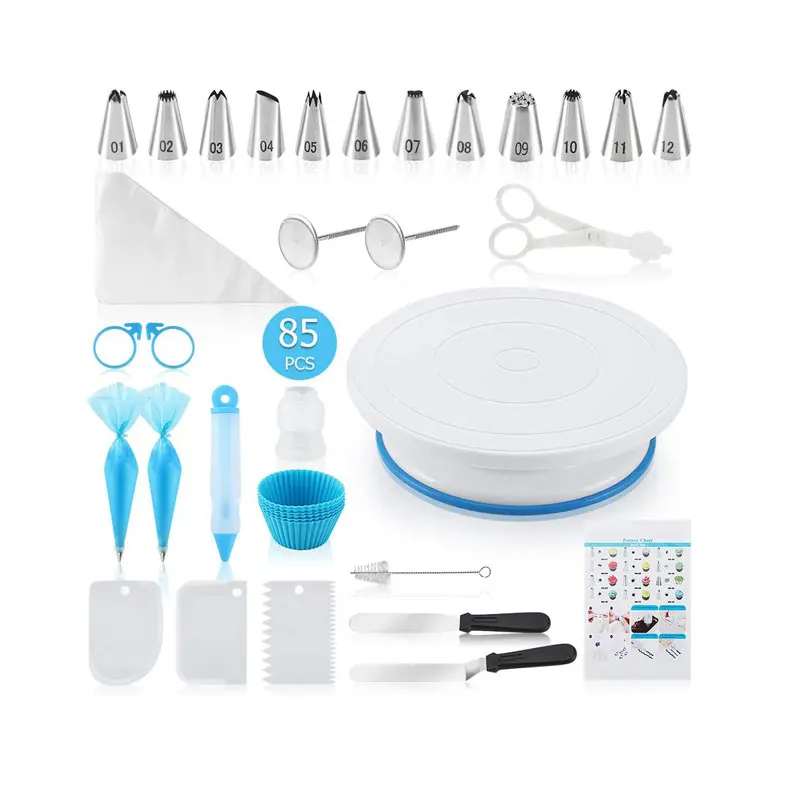 Wholesale Cake Decorating Set Decorating Supplies Making Baking Tools Piping Nozzle Rotating Turntable Cake Tools
Wholesale Cake Decorating Set Decorating Supplies Making Baking Tools Piping Nozzle Rotating Turntable Cake Tools