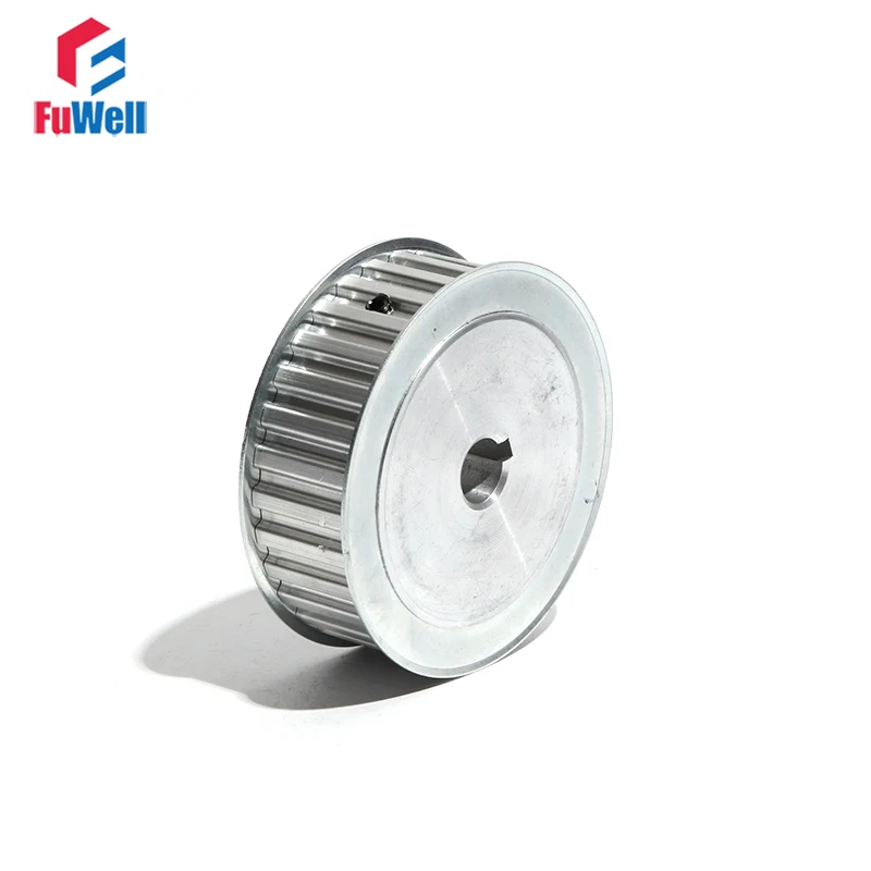 L-30 Toothed Belt Pulley with Keyway 21/27mm Belt Width L Type 30Teeth Timing Pulley Aluminum Alloy Transmission Pulley
L-30 Toothed Belt Pulley with Keyway 21/27mm Belt Width L Type 30Teeth Timing Pulley Aluminum Alloy Transmission Pulley