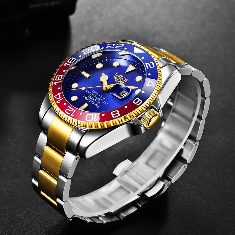2023 New LIGE Mens Watches Fashion Business Waterproof Quartz Wrist Watch Men Top Brand Luxury Stainless Steel Sport Clock Male
2023 New LIGE Mens Watches Fashion Business Waterproof Quartz Wrist Watch Men Top Brand Luxury Stainless Steel Sport Clock Male