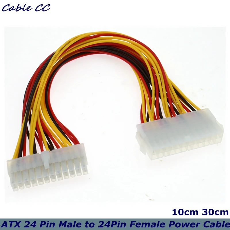 0.3m ATX 24pin Male to Female Power Extension Cable, Used in the Computer Host PC PSU TW Connector Cable Power Supply
0.3m ATX 24pin Male to Female Power Extension Cable, Used in the Computer Host PC PSU TW Connector Cable Power Supply